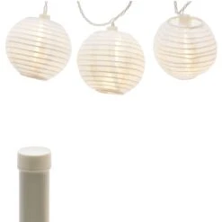 Catena 20 Lanterne Led Bianco