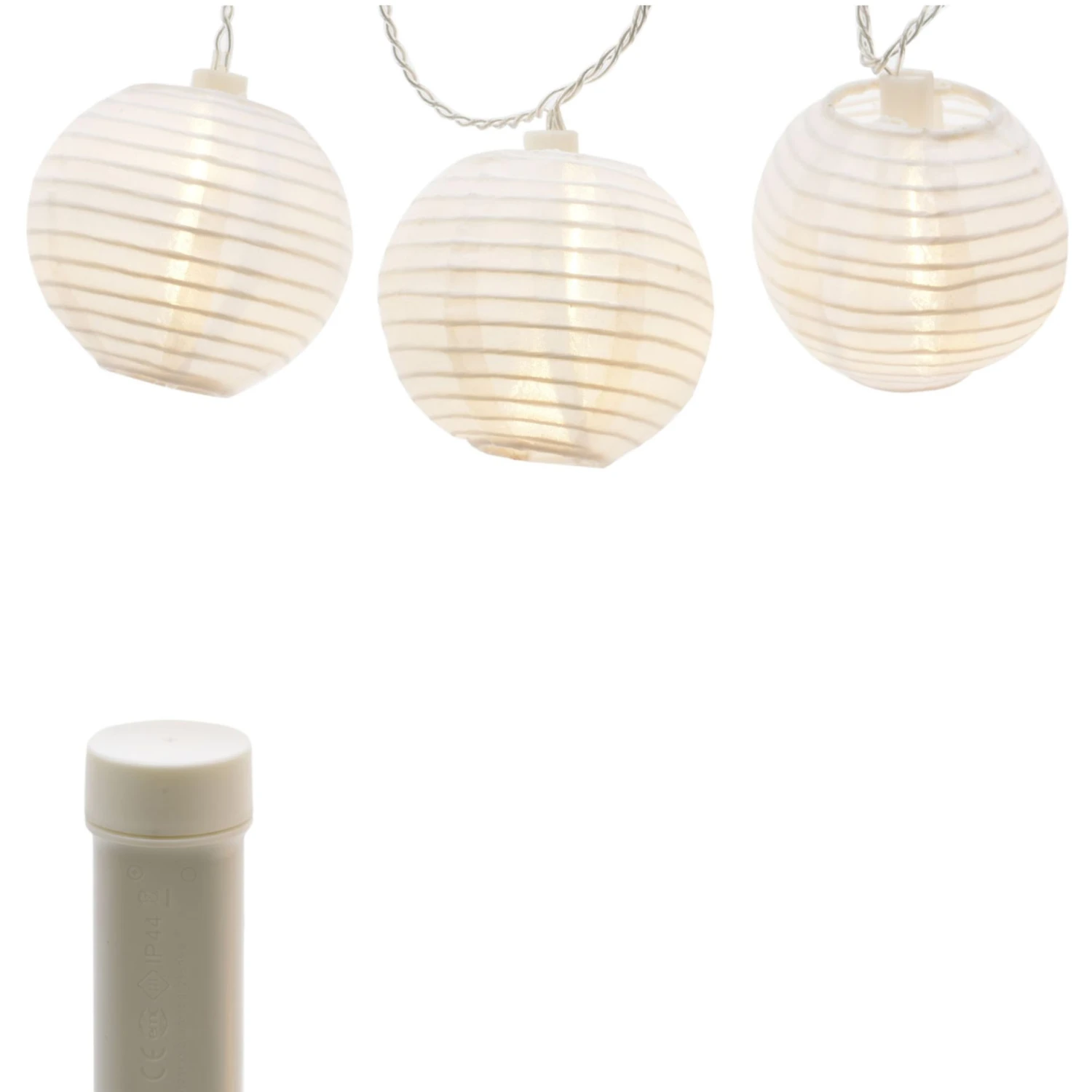 Catena 20 Lanterne Led Bianco 3 Catena 20 Lanterne Led Bianco