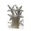 Addobbo Natalizio Set 6 Stelle Color Argento -Offerte Natale Negozio 0003713 addobbo natalizio set 6 stelle color argento