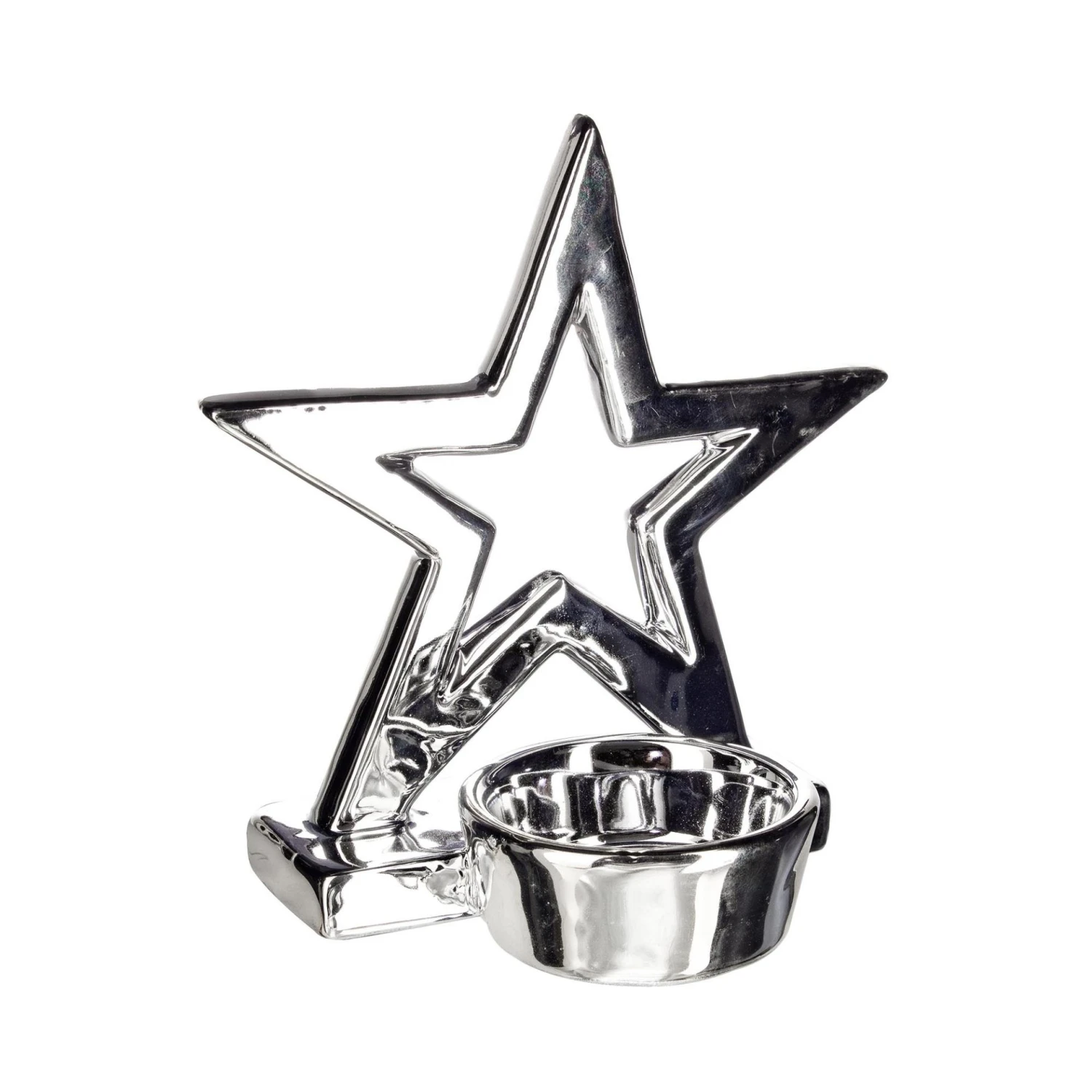 Porta Candela Shine Stella 3 Porta Candela Shine Stella