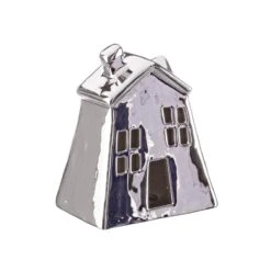 Casetta Specchio Argento -Offerte Natale Negozio 0003954 casetta specchio argento