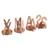 Porta Candele XMAS In Rame -Offerte Natale Negozio 0003957 porta candele xmas in rame