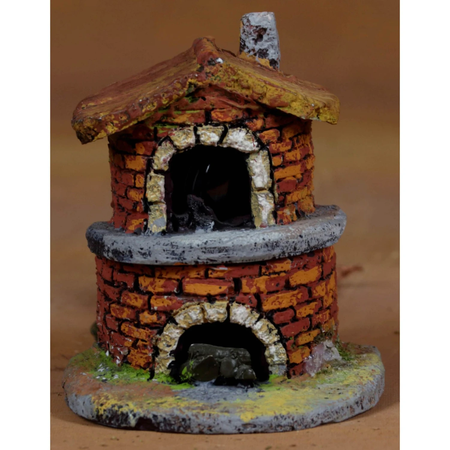 Forno Presepe Con Lampada Effetto Fiamma 4 Forno Presepe Con Lampada Effetto Fiamma - immagine 2
