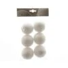 6 Palle 8cm Con Neve 2 6 Palle 8cm Con Neve -Offerte Natale Negozio 0007923 6 palle o8cm con neve