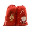Sacco Di Babbo Natale 50x75cm Rosso 2 Sacco Di Babbo Natale 50x75cm Rosso -Offerte Natale Negozio 0007951 sacco di babbo natale 50x75cm rosso