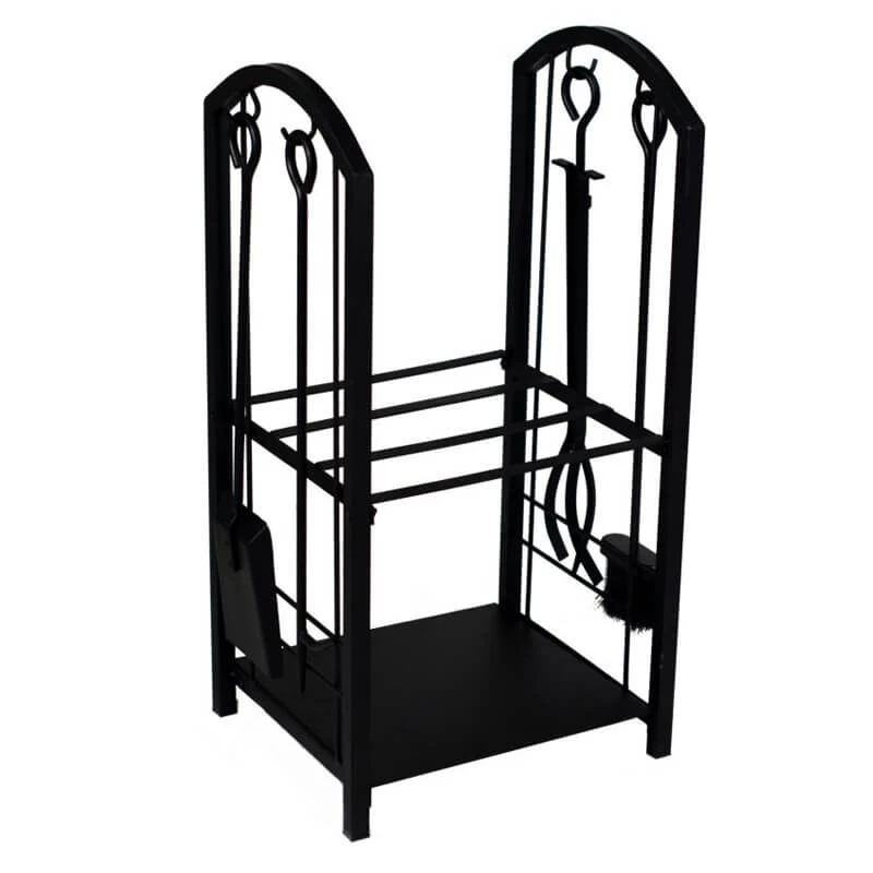 Portalegna Con Attrezzi Per Camino 3 Portalegna Con Attrezzi Per Camino