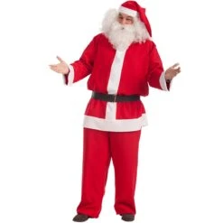 Costume Babbo Natale Tg. XXL In Tela