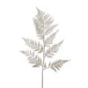 Addobbo Floreale Felce Con Glitter 60cm - White 1 Addobbo Floreale Felce Con Glitter 60cm - White -Offerte Natale Negozio 0012547 addobbo floreale felce con glitter 60cm white