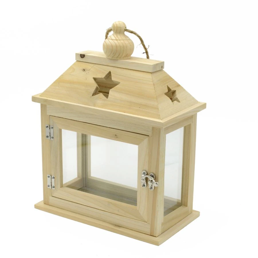 Lanterna In Legno Naturale 3 Lanterna In Legno Naturale
