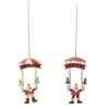 Decorazione Paracadute Metallo Con Babbo Natale -Offerte Natale Negozio 0012765 decorazione paracadute metallo con babbo natale