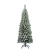Flora Albero Di Natale Slim Silvestre Innevato 150 Cm - 278 Rami