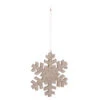 Pendaglio Trendy Fiocco Di Neve Champagne