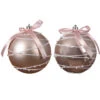 Pallina Natalizia 80mm Infrangibile Rosa Cipria Con Decorazione -Offerte Natale Negozio 0021401 pallina natalizia 80mm infrangibile rosa cipria con decorazione