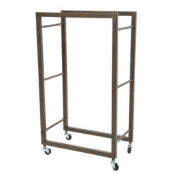 Portalegna In Ferro Con Ruote