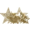 Set 4 Stelle Assortite Oro - Decoro Natalizio -Offerte Natale Negozio 0021443 set 4 stelle assortite oro decoro natalizio
