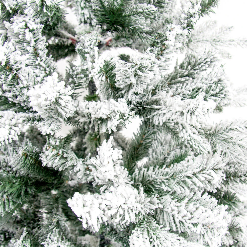 Flora Albero Di Natale Innevato Elegant 150 Cm - 452 Rami 4 Flora Albero Di Natale Innevato Elegant 150 Cm - 452 Rami - immagine 2