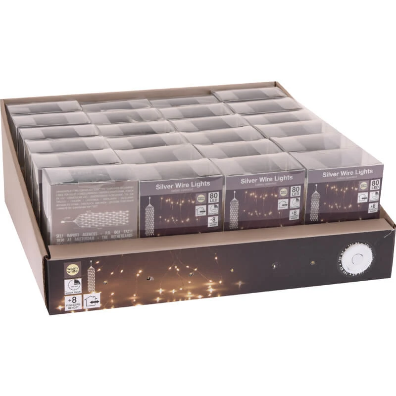 Cascata 80 Led Bianco Caldo 3 Cascata 80 Led Bianco Caldo