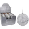 Pallina Natalizia 150mm Glitter Argento 2 Pallina Natalizia 150mm Glitter Argento -Offerte Natale Negozio 0022189 pallina natalizia 150mm glitter argento