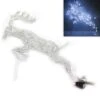 Renna Rampante Luminosa 60cm Bianco Freddo 80 LED -Offerte Natale Negozio 0032674 renna rampante luminosa 60cm bianco freddo 80 led