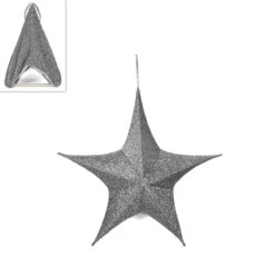 Addobbo Natalizio Stella Argento 40cm
