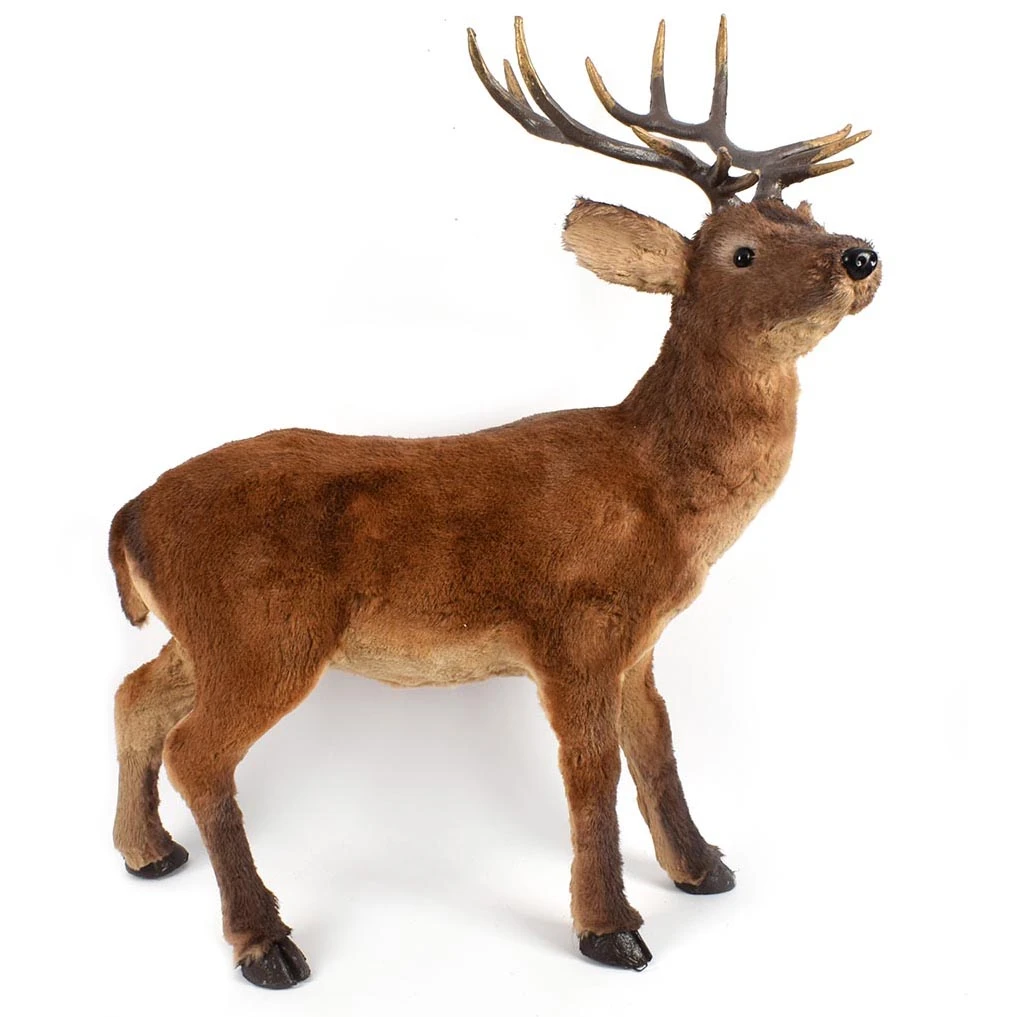 Cervo Con Pelliccia 67cm 3 Cervo Con Pelliccia 67cm