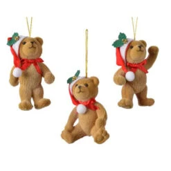 Addobbo Natalizio Orso Con Cappello