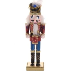 Soldatino Schiaccianoci In Legno 25 Cm -Offerte Natale Negozio 0032893 soldatino schiaccianoci in legno 25 cm