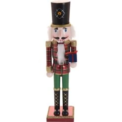 Soldatino Schiaccianoci In Legno 38 Cm