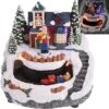 Scenetta Con Trenino E Luci Per Villaggio Natalizio 13 Cm 1 Scenetta Con Trenino E Luci Per Villaggio Natalizio 13 Cm -Offerte Natale Negozio 0032914 scenetta con trenino e luci per villaggio natalizio 13 cm