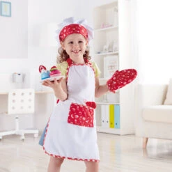 Hape Set Da Chef Costume E Accessori Cucina -Offerte Natale Negozio 0034691 hape set da chef costume e accessori cucina