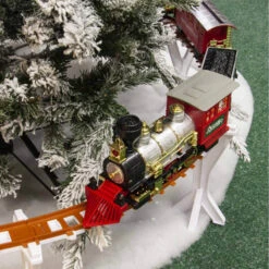 Scena Natalizia Treno Su Pista Sospesa 265cm