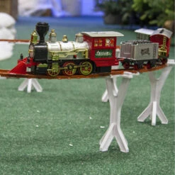 Scena Natalizia Treno Su Pista Sospesa 265cm -Offerte Natale Negozio 0040880 scena natalizia treno su pista sospesa 265cm