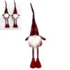 Gnomo Di Natale Con Cappello Scozzese 80cm