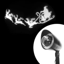 Proiettore LED Babbo Natale -Offerte Natale Negozio 0055900 proiettore led babbo natale