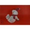 Pupazzo Di Neve Seduto Con Pelliccia E Glitter 43cm -Offerte Natale Negozio 0055973 pupazzo di neve seduto con pelliccia e glitter 43cm