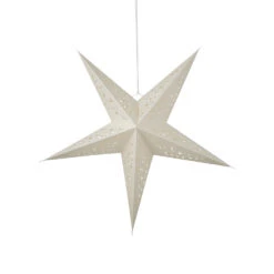 Addobbo Natalizio Stella Glitterata 56cm