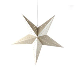 Addobbo Natalizio Stella Glitterata 75cm