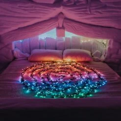 Twinkly Cluster Catena 400 LED Multicolore RGB -Offerte Natale Negozio 0056155 twinkly cluster catena 400 led multicolore rgb