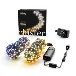 Twinkly Cluster Gold Edition Catena 400 LED Ambrato E Bianco AWW -Offerte Natale Negozio 0056209 cluster gold edition catena 400 led ambrato e bianco aww