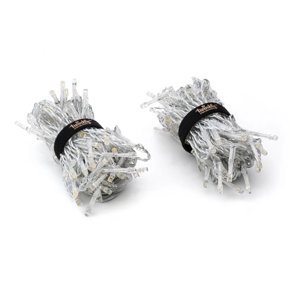 Twinkly Icicle Gold Edition Tenda 190 Led Ambrato E Bianco AWW Con Cavo Trasparente 5 Twinkly Icicle Gold Edition Tenda 190 Led Ambrato E Bianco AWW Con Cavo Trasparente - immagine 3