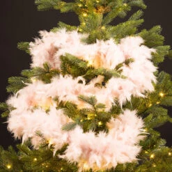 Filo Decorativo Natalizio Boa In Piuma 184cm Rosa -Offerte Natale Negozio 0056907 filo decorativo natalizio boa in piuma 184cm rosa