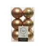 12 Palline Natalizie 60mm Infrangibili Caramello 1 12 Palline Natalizie 60mm Infrangibili Caramello -Offerte Natale Negozio 0057075 12 palline natalizie 60mm infrangibili caramello