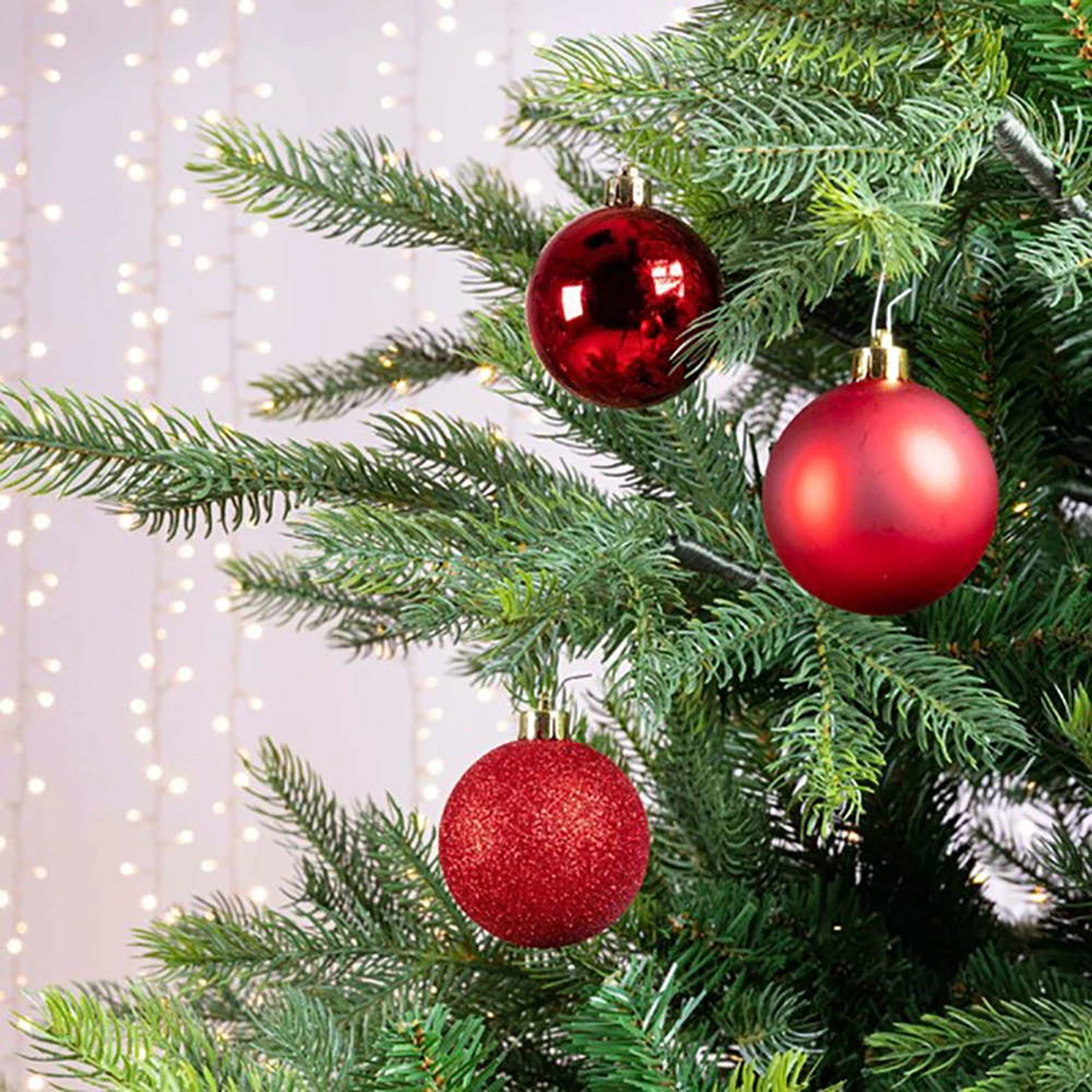 30 Palline Natalizie 60mm Infrangibili Rosse 5 30 Palline Natalizie 60mm Infrangibili Rosse - immagine 3