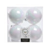 4 Palline Natalizie 100mm Infrangibili Bianco Iride 1 4 Palline Natalizie 100mm Infrangibili Bianco Iride -Offerte Natale Negozio 0057113 4 palline natalizie 100mm infrangibili bianco iride