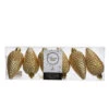 6 Addobbi Natalizi Pigne 80mm Infrangibili Oro 1 6 Addobbi Natalizi Pigne 80mm Infrangibili Oro -Offerte Natale Negozio 0057145 6 addobbi natalizi pigne 80mm infrangibili oro