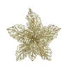 Addobbo Floreale Stella Di Natale 23,5cm Oro -Offerte Natale Negozio 0057161 addobbo floreale stella di natale 235cm oro