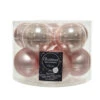 10 Palline Natalizie 60mm In Vetro Rosa Cipria -Offerte Natale Negozio 0057175 10 palline natalizie 60mm in vetro rosa cipria