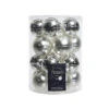 20 Palline Natalizie 60mm In Vetro Argento -Offerte Natale Negozio 0057176 20 palline natalizie 60mm in vetro argento