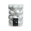 20 Palline Natalizie 60mm In Vetro Bianche -Offerte Natale Negozio 0057177 20 palline natalizie 60mm in vetro bianche
