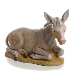 Asino Seduto Per Presepe 30cm -Offerte Natale Negozio 0057436 asino seduto per presepe 30cm